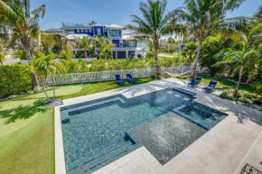Golf Cart included Luxurious Outdoor Living with Putting Green and Outdoor Kitchen
